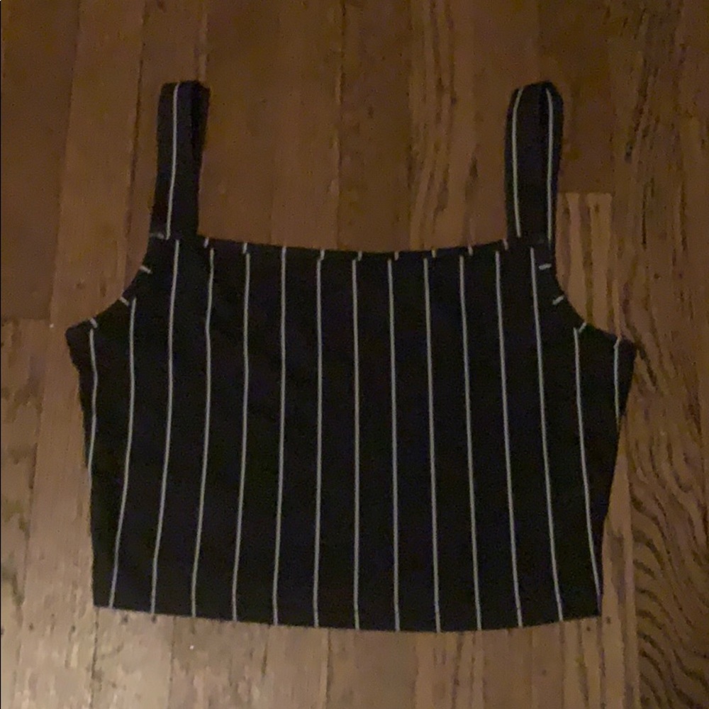 Striped Crop Top